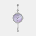 Fria Women Quartz Mother Of Pearl Dial Analog Brass Watch TWEL18400