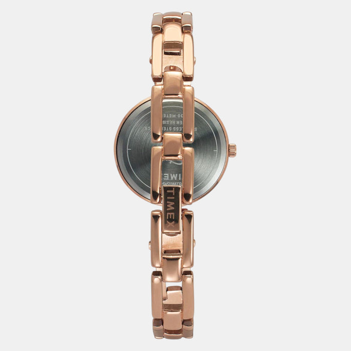 Fria Women Quartz Mother Of Pearl Dial Analog Brass Watch TWEL19902