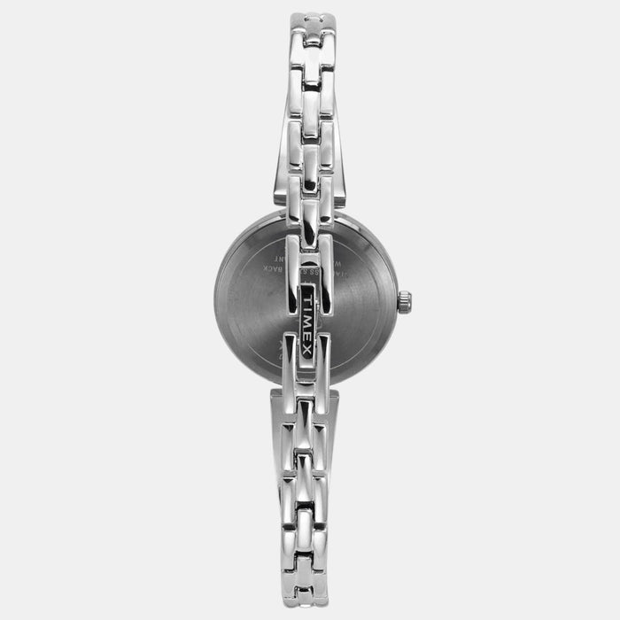 Fria Women Quartz Purple Dial Analog Brass Watch TWEL19800