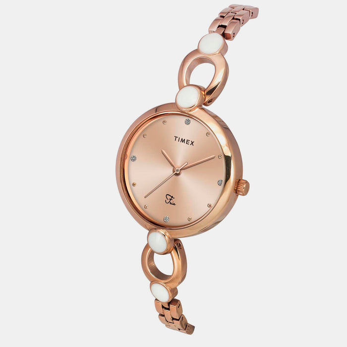 Timex Brass Round watch