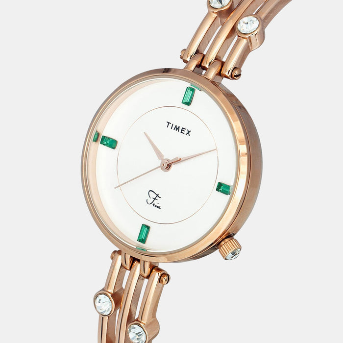 Timex Stainless Steel White watch