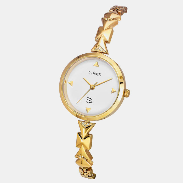 Timex Brass Round watch