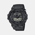 G-Shock Men Quartz Black Dial Analog-Digital Fabric Watch G1525