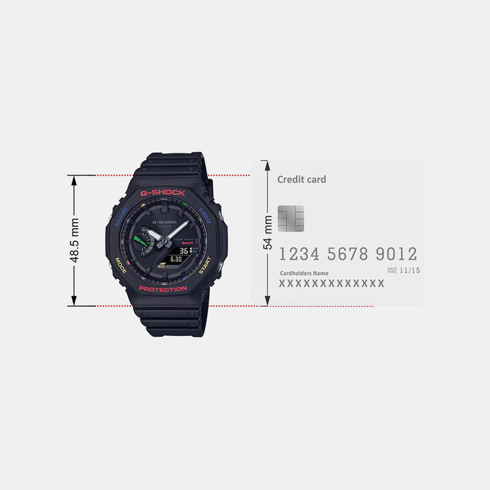 G-Shock Men Quartz Black Dial Analog-Digital Resin Watch G1476