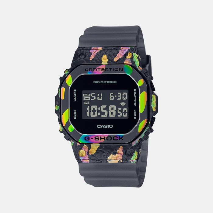 G-Shock Men Quartz Black Dial Digital Resin Watch G1348