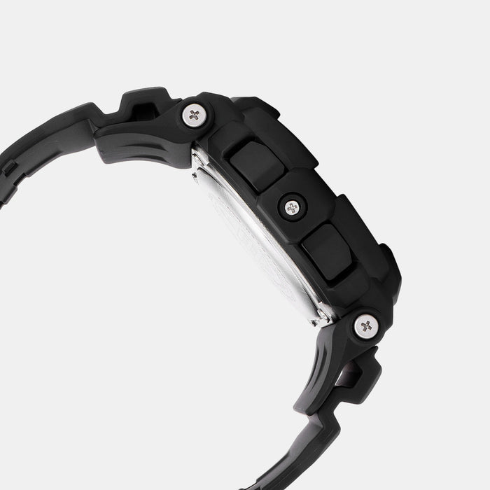 Casio Men Round Black watch
