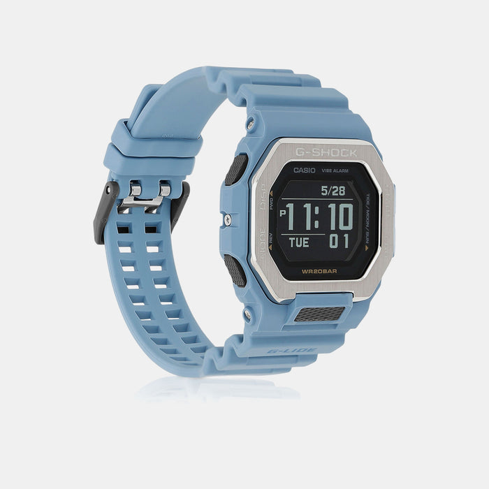 G-Shock Men Quartz Blue Dial Digital Resin Watch G1566
