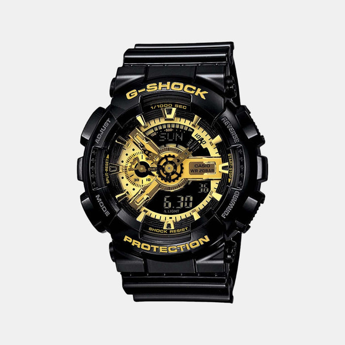 G-Shock Men Quartz Gold Dial Analog-Digital Resin Watch G339