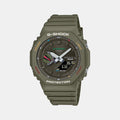 G-Shock Men Quartz Green Dial Analog-Digital Resin Watch G1477