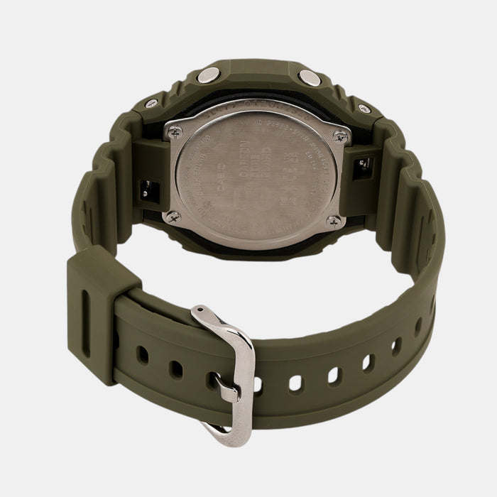 G-Shock Men Quartz Green Dial Analog-Digital Resin Watch G1477