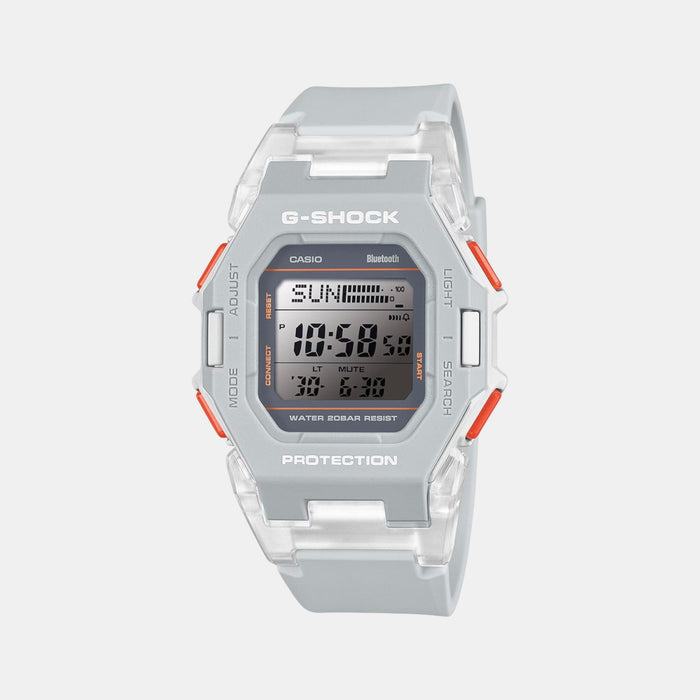 G-Shock Men Quartz Grey Dial Digital Resin Watch G1556