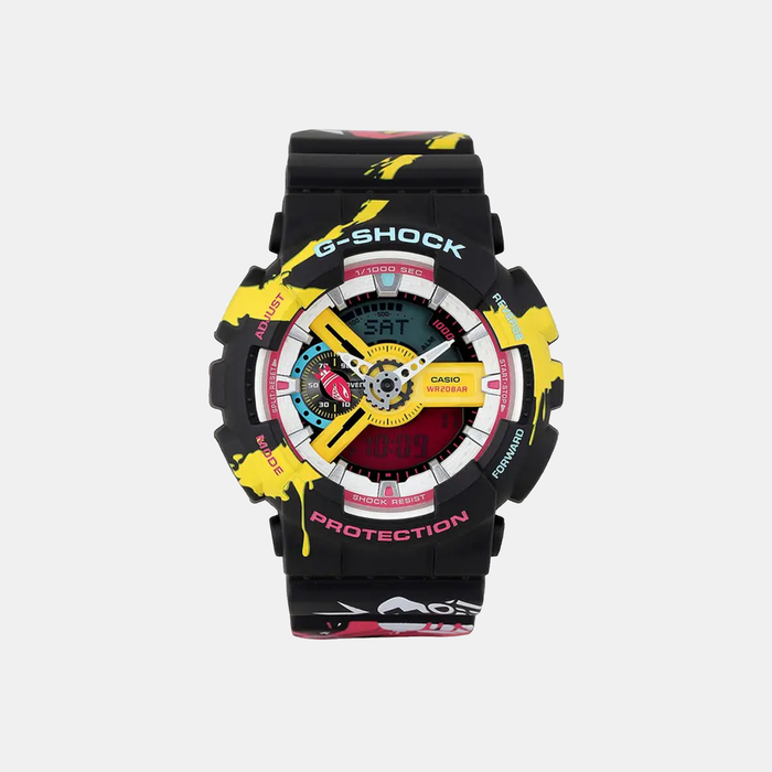 Casio Round Two Tone Analog-Digital watch