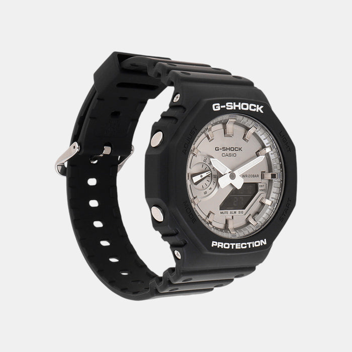 G-Shock Men Quartz Silver Dial Analog-Digital Resin Watch G1454