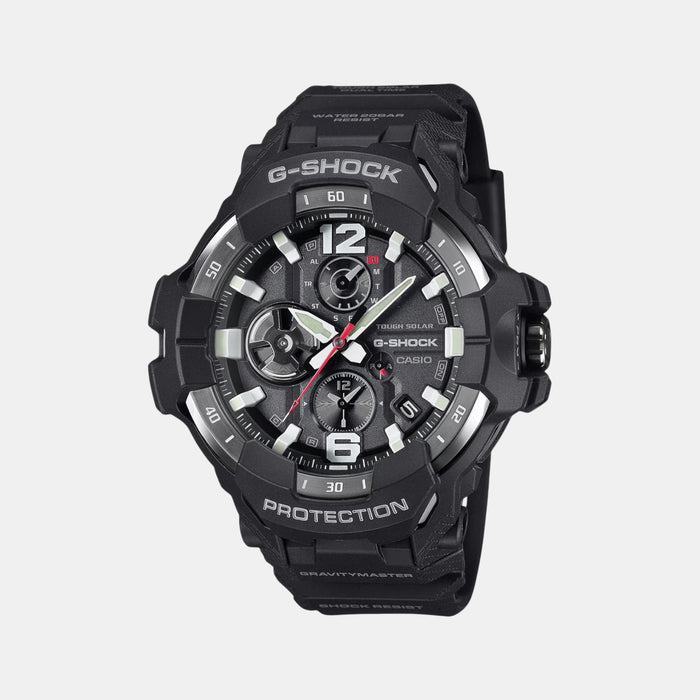 G-Shock Men Solar Black Dial Analog-Digital Resin Watch G1569
