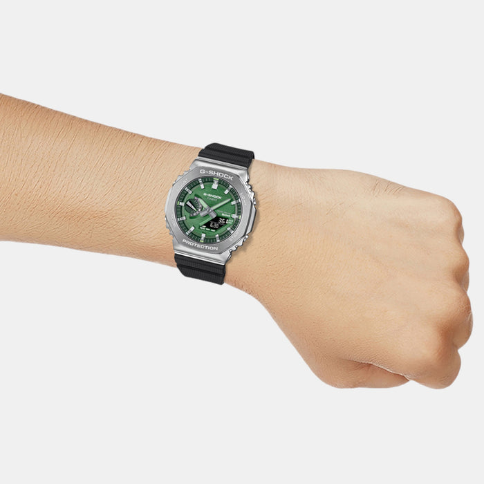 G-Shock Men Solar Green Dial Analog-Digital Resin Watch G1583