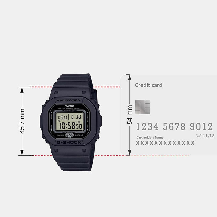 G-Shock Women Quartz Black Dial Digital Resin Watch G1468