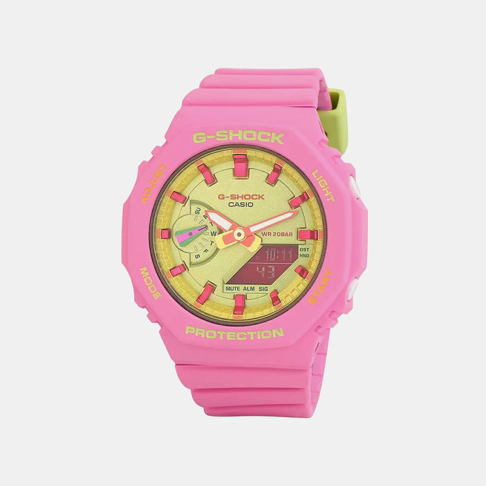 G-Shock Women Quartz Green Dial Analog-Digital Resin Watch G1419