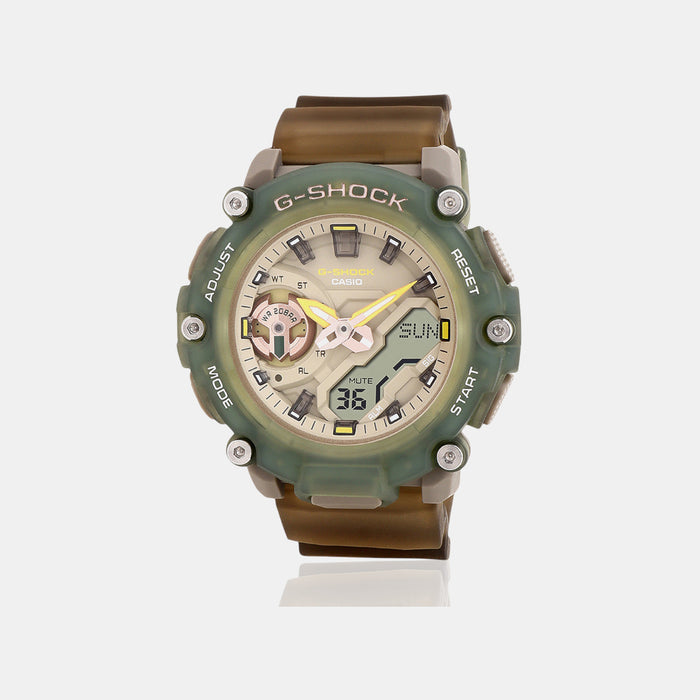 G-Shock Women Quartz Green Dial Analog-Digital Resin Watch G1421