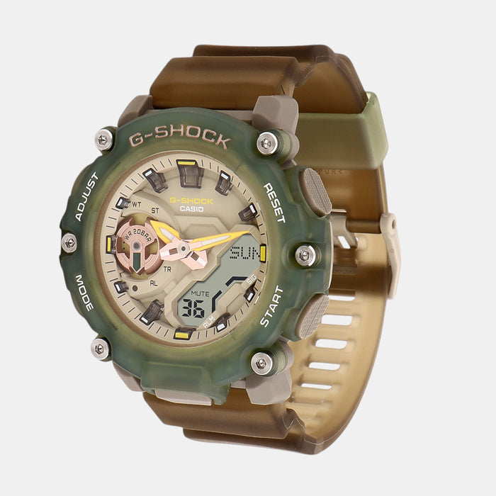 G-Shock Women Quartz Green Dial Analog-Digital Resin Watch G1421