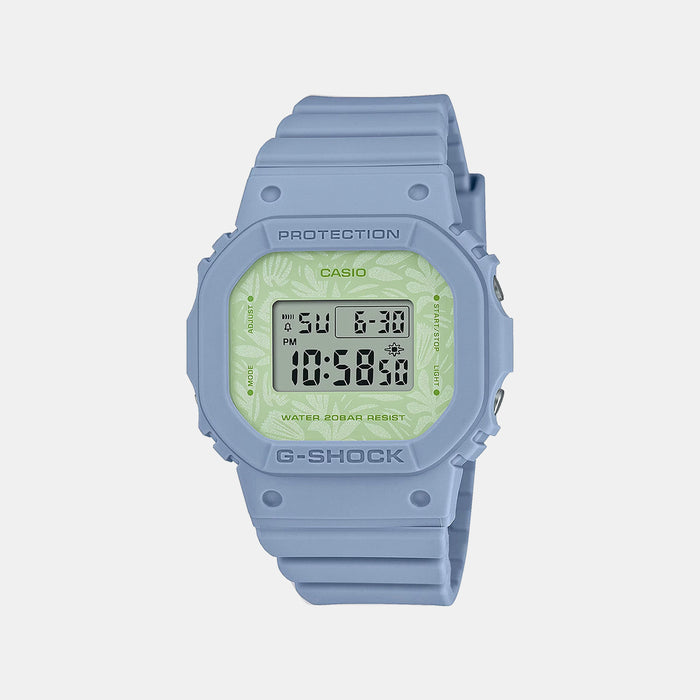 G-Shock Women Quartz Green Dial Digital Resin Watch G1501
