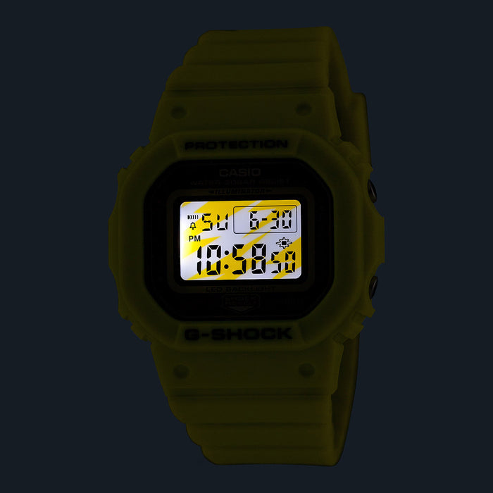 G-Shock Women Quartz Green Dial Digital Resin Watch G1584
