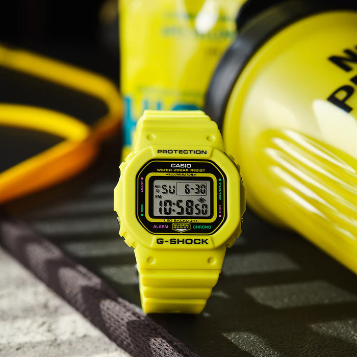 G-Shock Women Quartz Green Dial Digital Resin Watch G1584