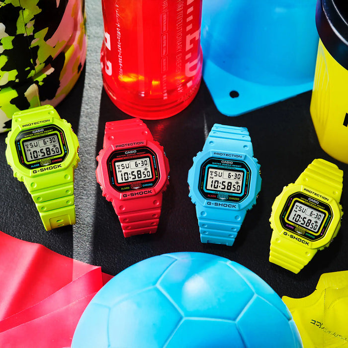 G-Shock Women Quartz Green Dial Digital Resin Watch G1584