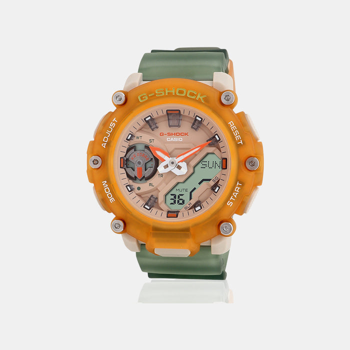 G-Shock Women Quartz Orange Dial Analog-Digital Resin Watch G1422