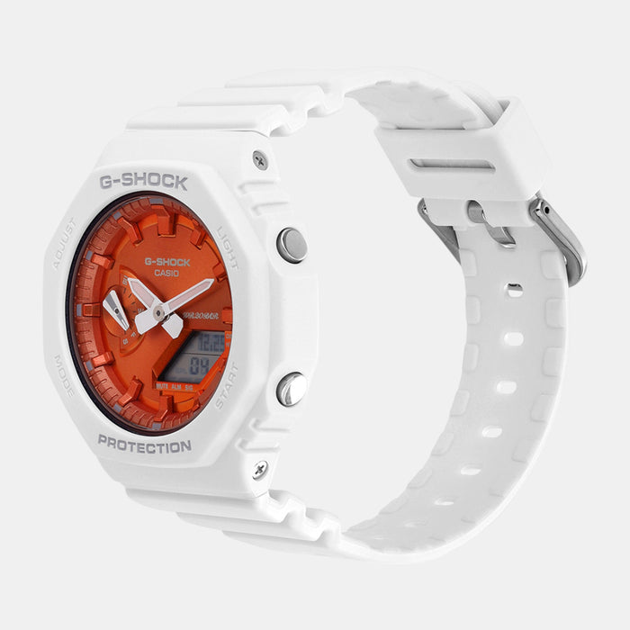 G-Shock Women Quartz Orange Dial Analog-Digital Resin Watch G1491