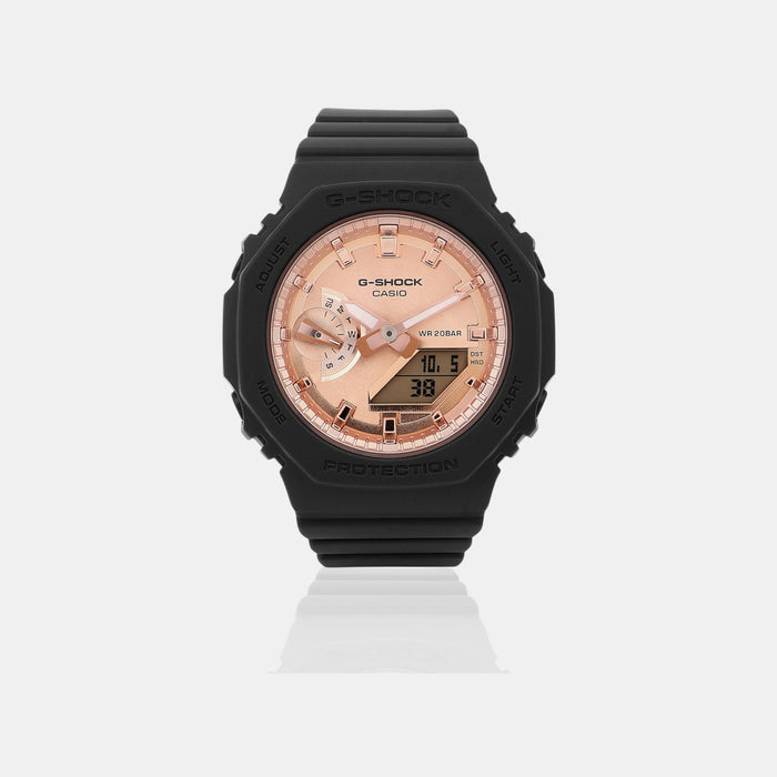 G-Shock Women Quartz Rose Gold Dial Analog-Digital Resin Watch G1459