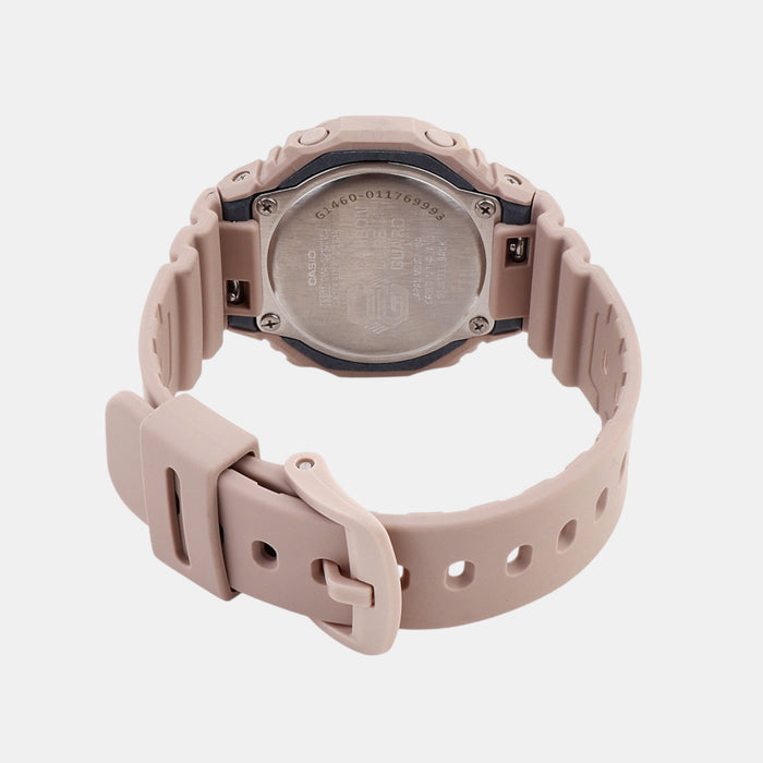G-Shock Women Quartz Rose Gold Dial Analog-Digital Resin Watch G1460