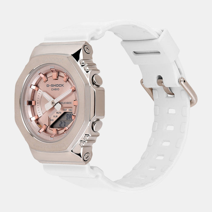 G-Shock Women Quartz Rose Gold Dial Analog-Digital Resin Watch G1490