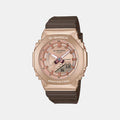 G-Shock Women Quartz Rose Gold Dial Analog-Digital Resin Watch G1574