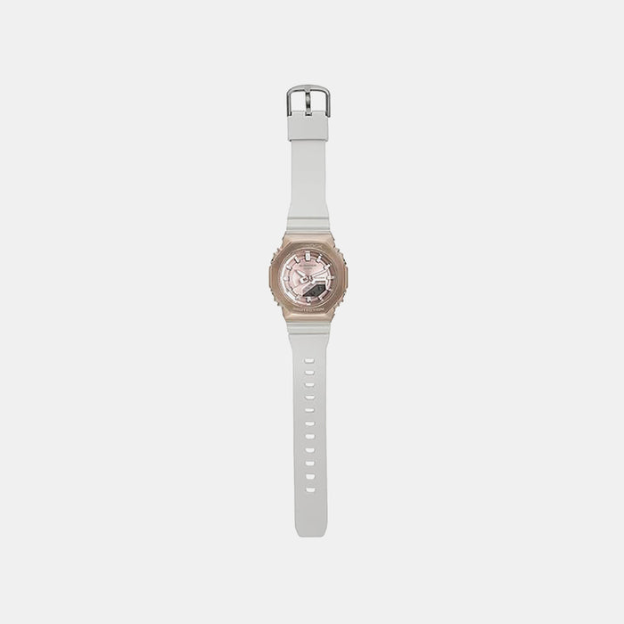 G-Shock Women Quartz Rose Gold Dial Analog-Digital Resin Watch G1575