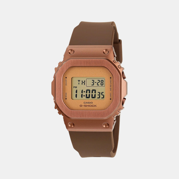 G-Shock Women Quartz Rose Gold Dial Digital Resin Watch G1534