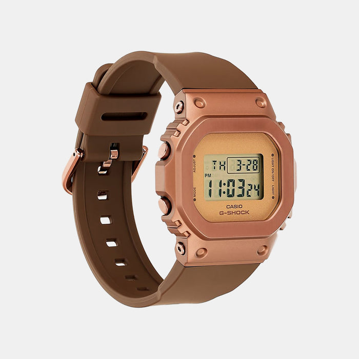 G-Shock Women Quartz Rose Gold Dial Digital Resin Watch G1534