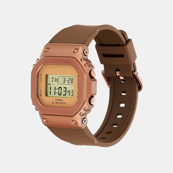 G-Shock Women Quartz Rose Gold Dial Digital Resin Watch G1534
