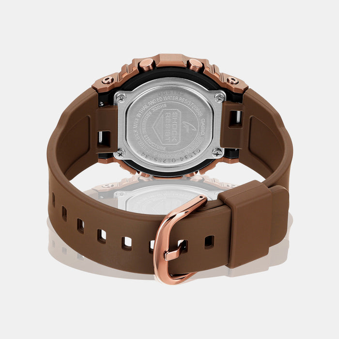 G-Shock Women Quartz Rose Gold Dial Digital Resin Watch G1534