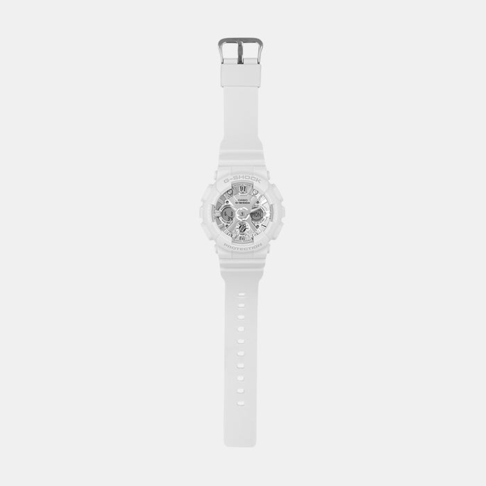 G-Shock Women Quartz White Dial Analog-Digital Resin Watch G1561