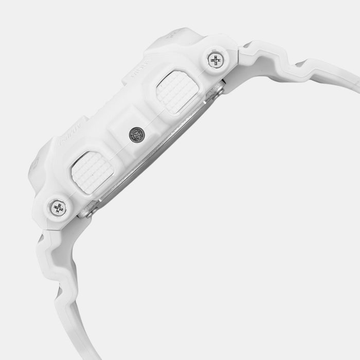 G-Shock Women Quartz White Dial Analog-Digital Resin Watch G1562