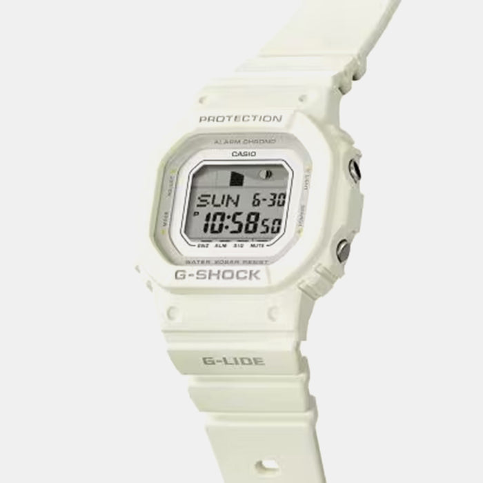G-Shock Women Quartz White Dial Digital Resin Watch G1573