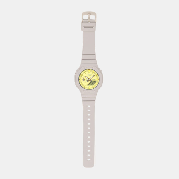 G-Shock Women Quartz Yellow Dial Analog-Digital Resin Watch G1499