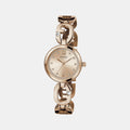 Gb Empower Women Quartz Rose Gold Dial Analog Stainless Steel Watch Gw0759L3