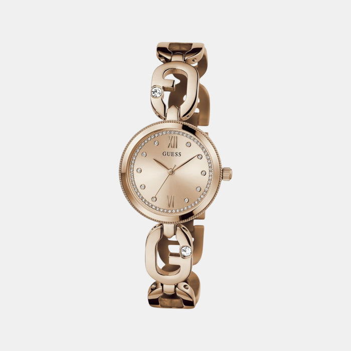 Gb Empower Women Quartz Rose Gold Dial Analog Stainless Steel Watch Gw0759L3