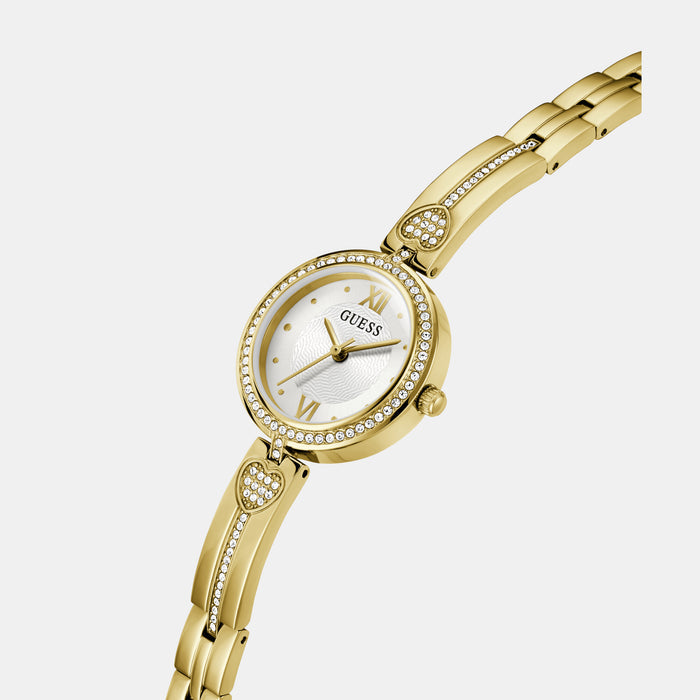 Guess Stainless Steel Round watch