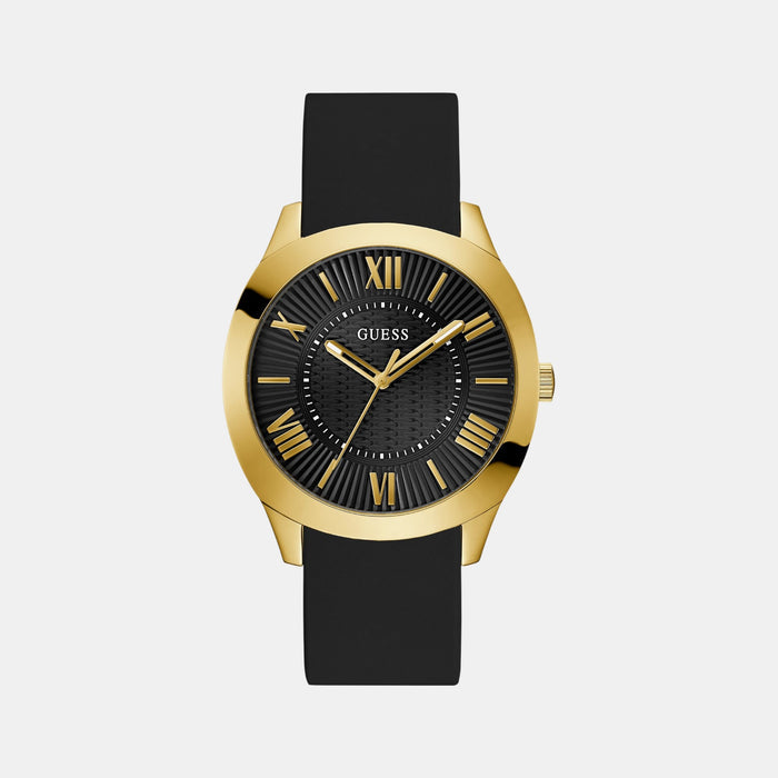 Gd Architect Men Quartz Black Dial Analog Silicone Watch Gw0728G2