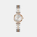 Gd Array Women Quartz Silver Dial Analog Stainless Steel Watch Gw0762L4