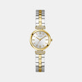 Gd Array Women Quartz Silver Dial Analog Stainless Steel Watch Gw0762L5