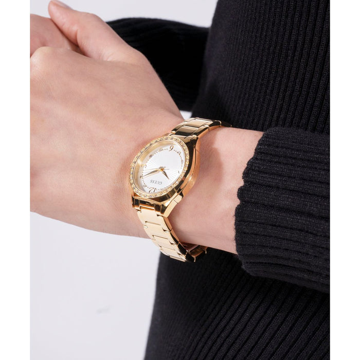 Guess Round Quartz Analog Women watch