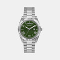 Gd Connoisseur Men Quartz Green Dial Analog Stainless Steel Watch Gw0265G10
